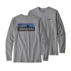 Patagonia Men's Long-Sleeved P-6 Logo Responsibili-Tee