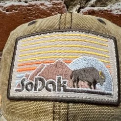 Granite Sports SoDak Clothing Retro Bison Hat Hats