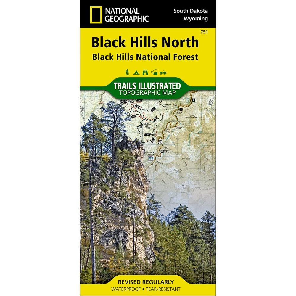 National Geographic Gear & More Trails Illustrated Black Hills North / Black Hills National Forest Trail Map 3 National Geographic Gear & More Trails Illustrated Black Hills North / Black Hills National Forest Trail Map