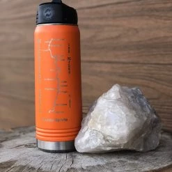 Granite Sports Mickelson Trail Vacuum Insulated Stainless Steel Water Bottle 20OZ (.6L) Gear & More