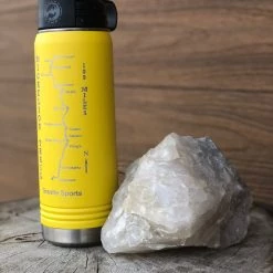 Granite Sports Mickelson Trail Vacuum Insulated Stainless Steel Water Bottle 20OZ (.6L) Gear & More