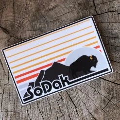 SoDak Clothing SoDak Retro Stripe Sticker