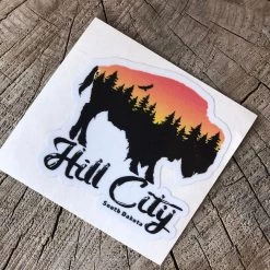 Granite Sports Gear & More Hill City Bison Sticker
