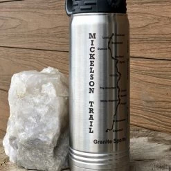 Granite Sports Mickelson Trail Vacuum Insulated Stainless Steel Water Bottle 20OZ (.6L) Gear & More
