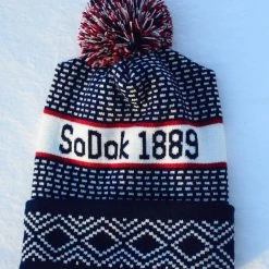SoDak Clothing 1889 Dot Pom Beanie