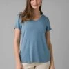 PrAna Women's Foundation Short Sleeve V-Neck