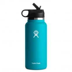 Hydro Flask Wide Mouth 32oz Bottle W/ Straw Lid